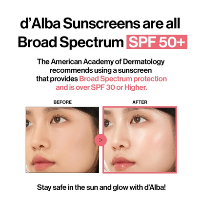 D'alba Piedmont Waterfull Tone-Up Sunscreen Serum BROAD SPECTRUM SPF 50
