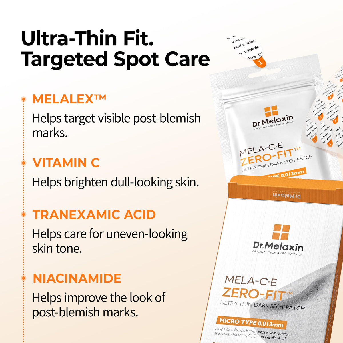 Dr. Melaxin Ultra Thin Pimple Patch Duo Pack (2 x 72 Patches)